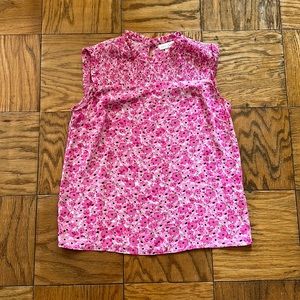 Pink cherry blossom blouse